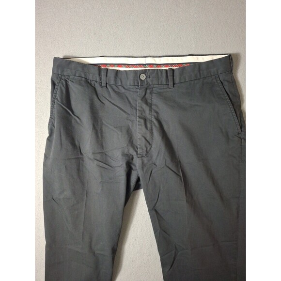 Polo Golf Ralph Lauren Pants Mens 36x32 Navy Blue Flat Front Classic Fit Preppy - Picture 5 of 11